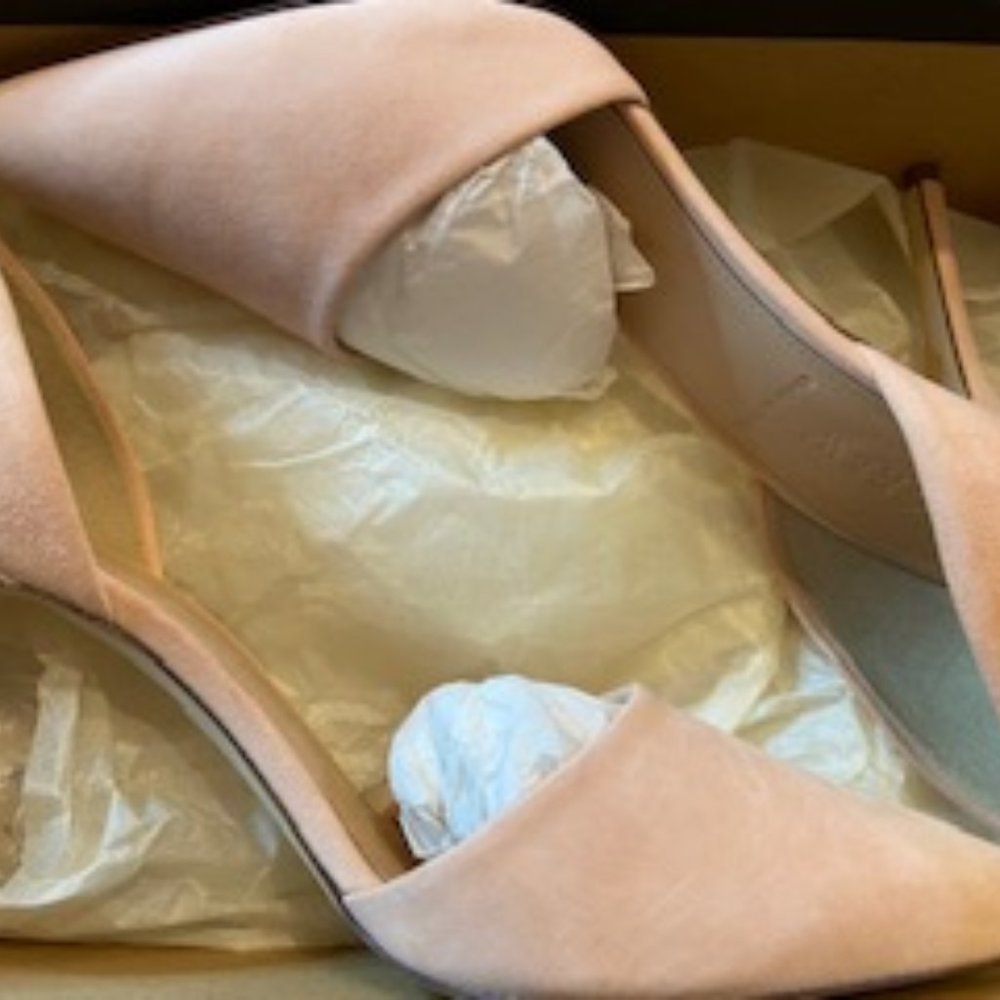 J Crew Elsie Suede D’Orsay Pumps – Style C5770 in Delicate Petal – Size 9